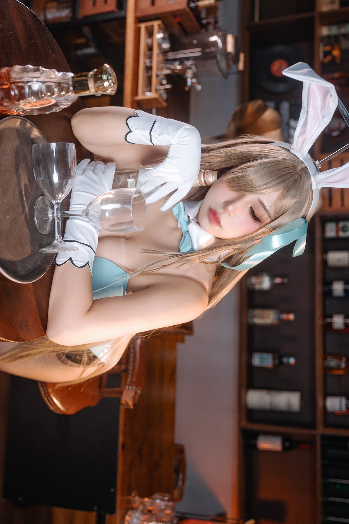 Cosplay 懵懵懵白日梦 – 明日奈兔女郎