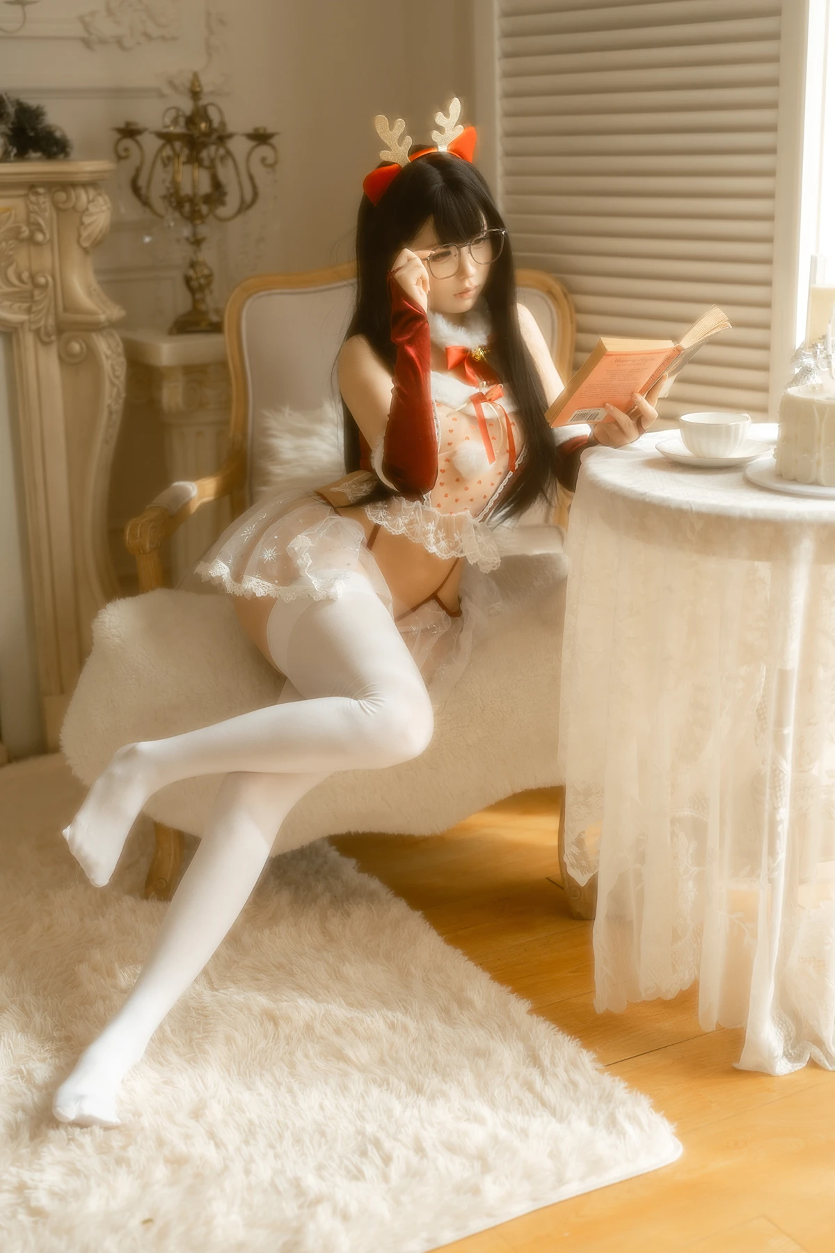 Cosplay 幼水铃衣 – 圣诞小鹿