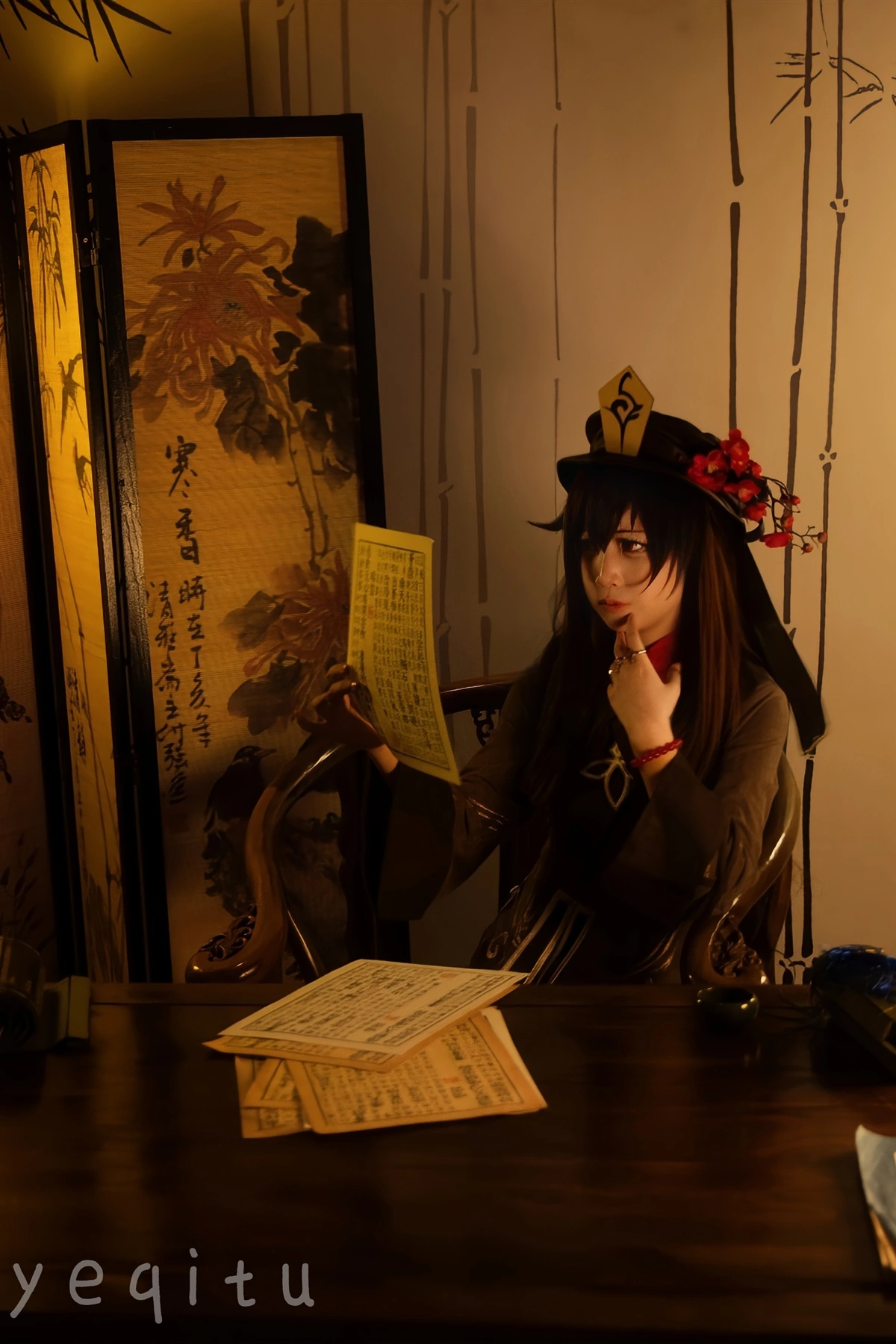 Cosplay 星野柒兔 – 胡桃宝宝