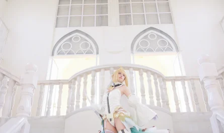 cosplay-g44不会受伤-–-尼禄花嫁