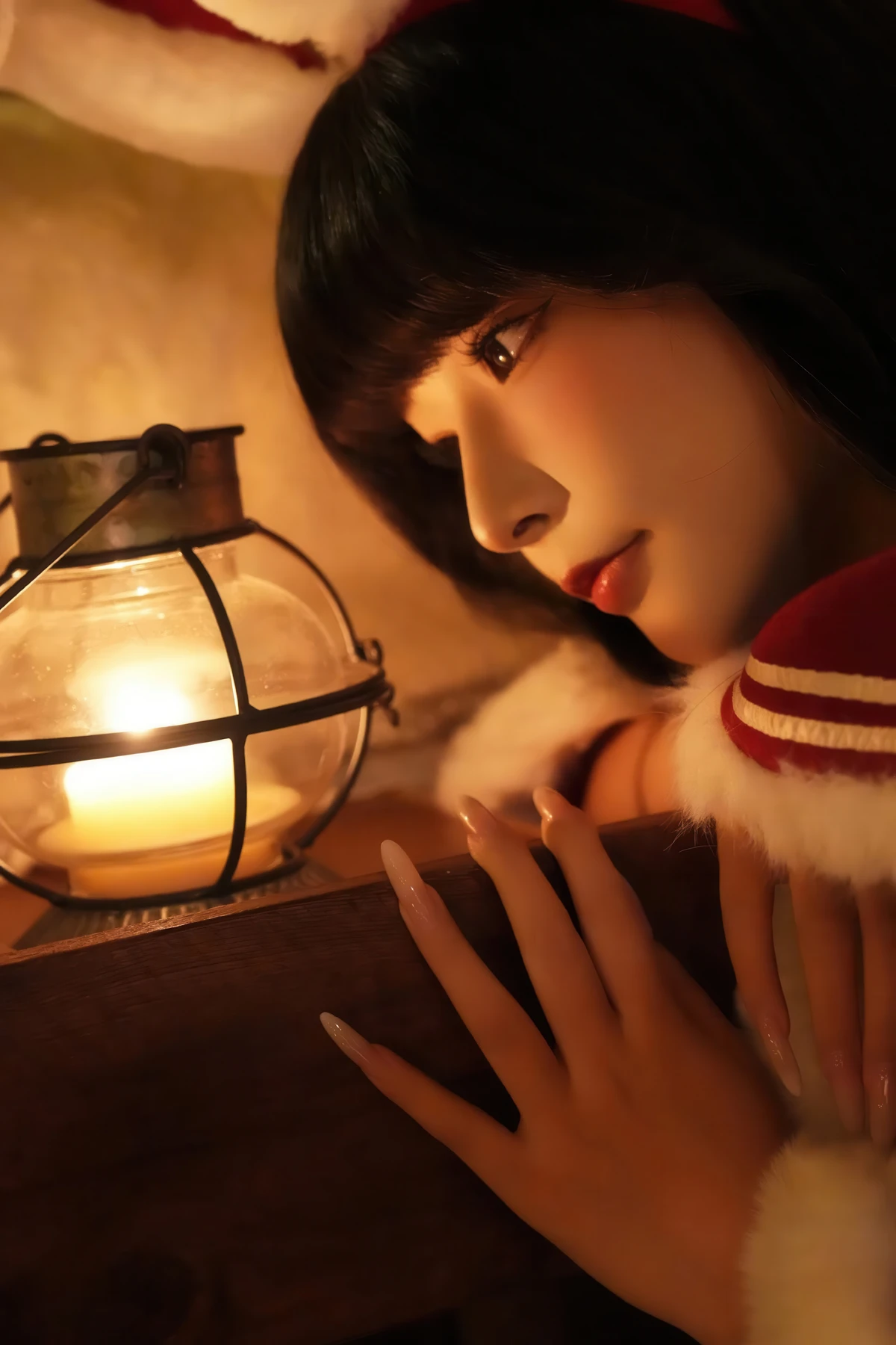 Cosplay Yuuhui玉汇 – 圣诞节特辑 告白夜 Set.02