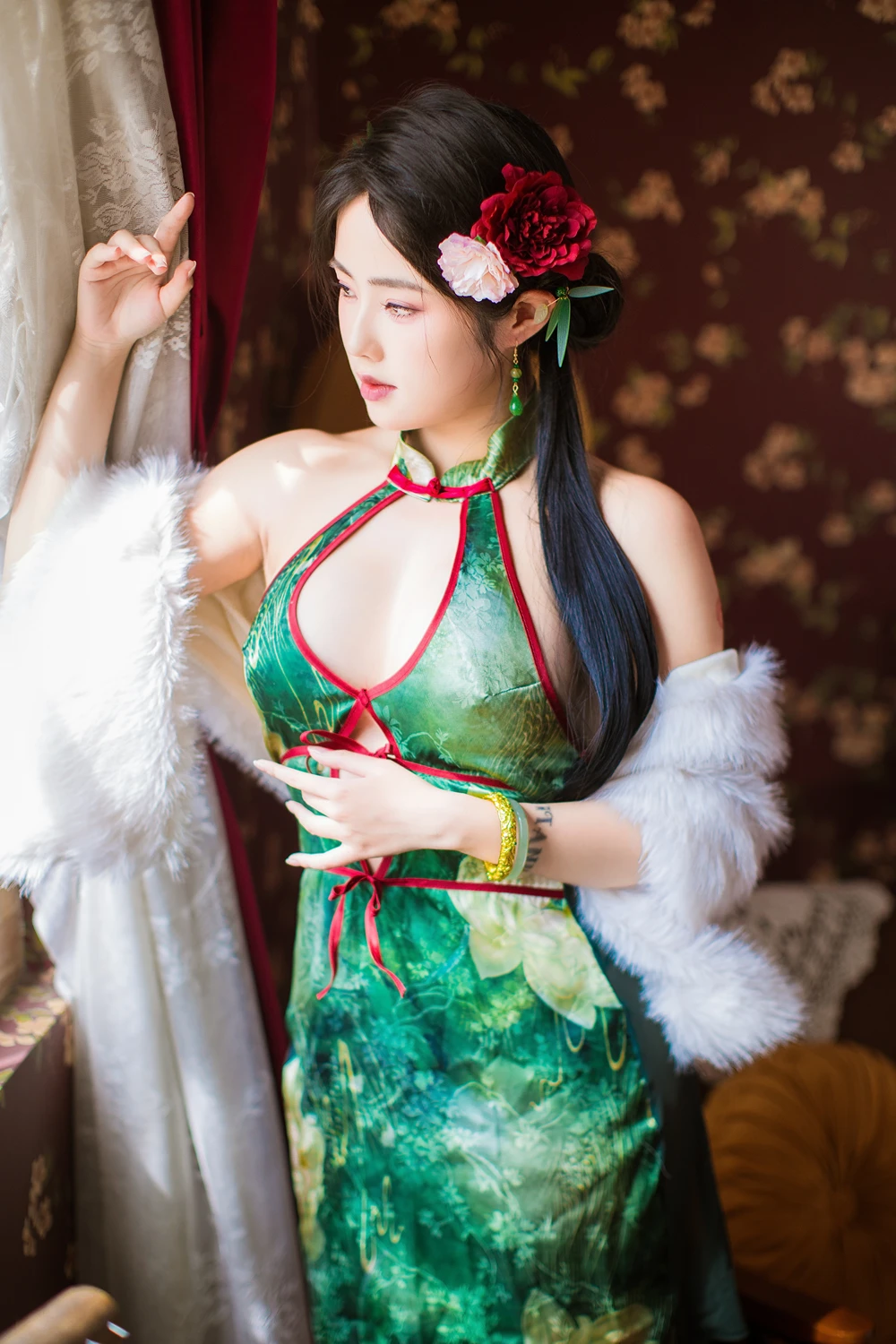Cosplay 钛合金TiTi – 绿色旗袍